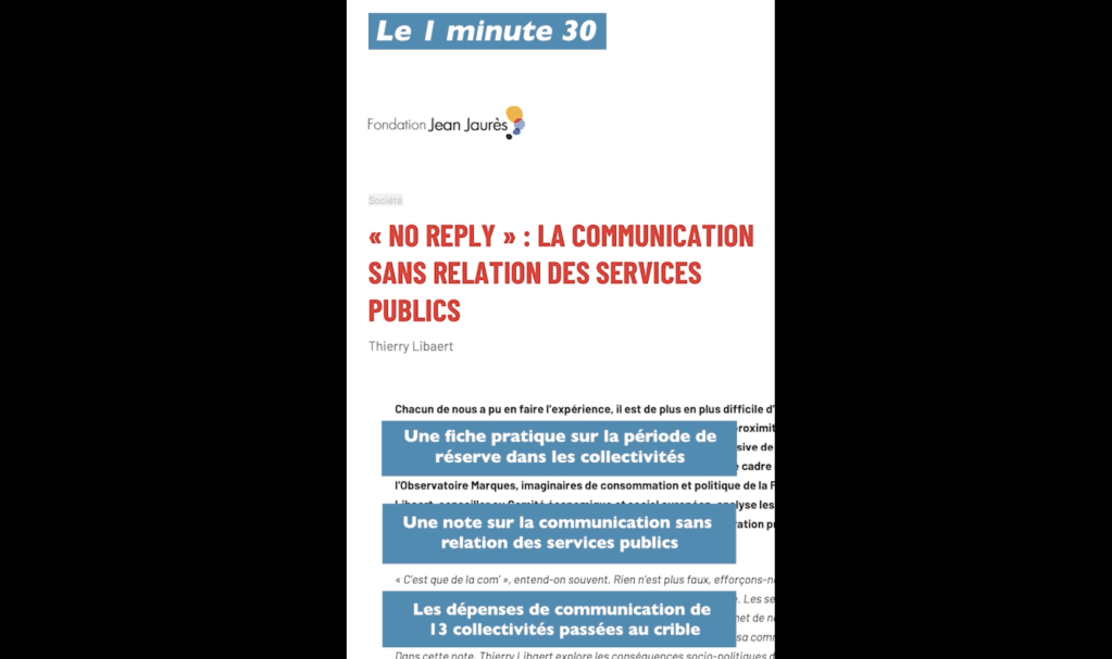 #Le1minute30 consacré à 3 grands enjeux en communication&nbsp;publique